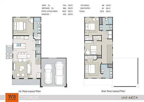 Floor plan PLAN 4407