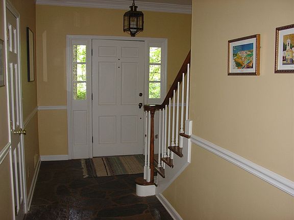 Entrance Foyer with slate floors