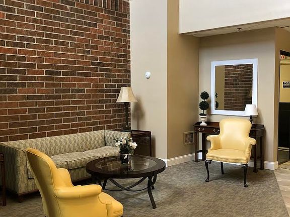 Lobby seating area