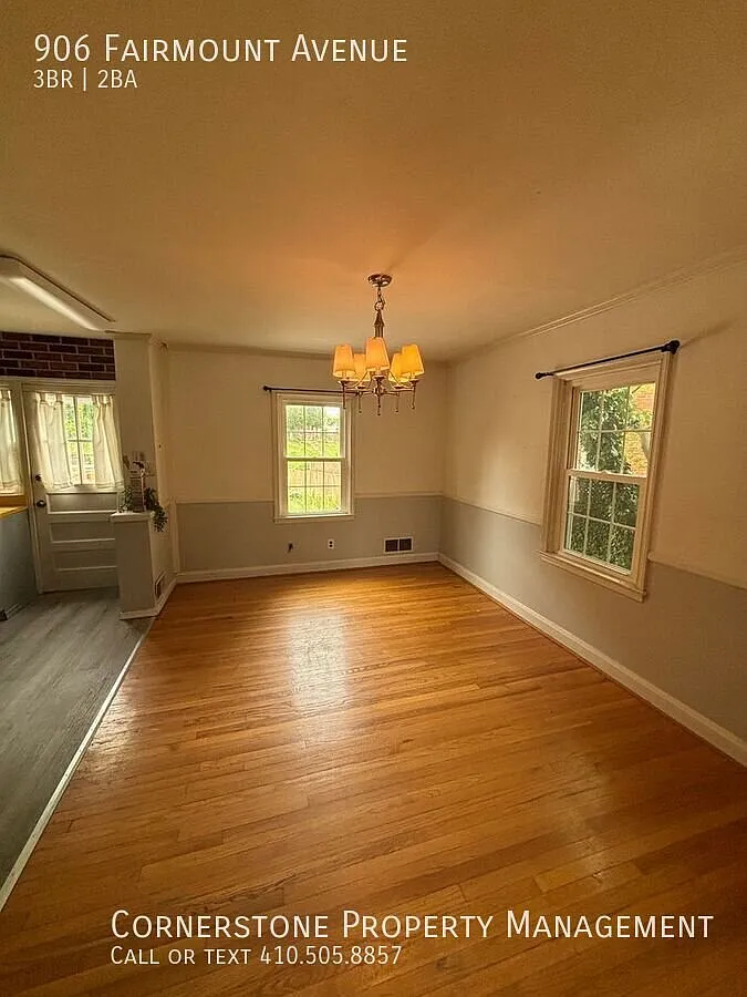 3 Bed 2 Bath | $2350 | 906 Fairmount Ave Towson, MD 21204 — Photo 4