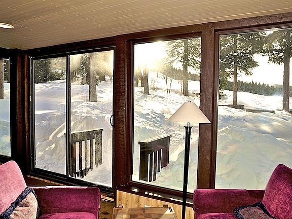 Straight out to the slopes!