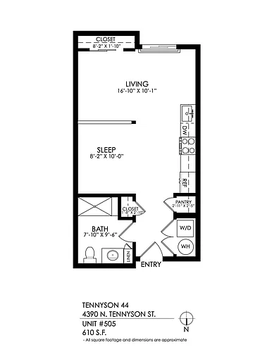 Floor plan Studio