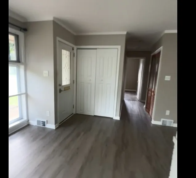 Dining Room, Front Door and Coat Closet