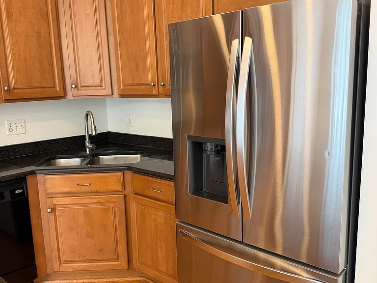 New LG fridge with two ice and water dispensers