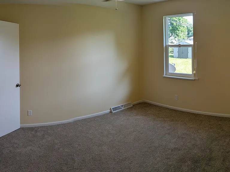Bedroom 2 (view from hallway) - panoramic
