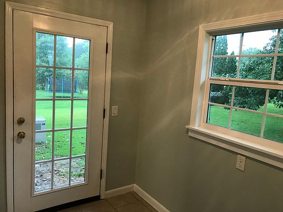 laundry area and back door