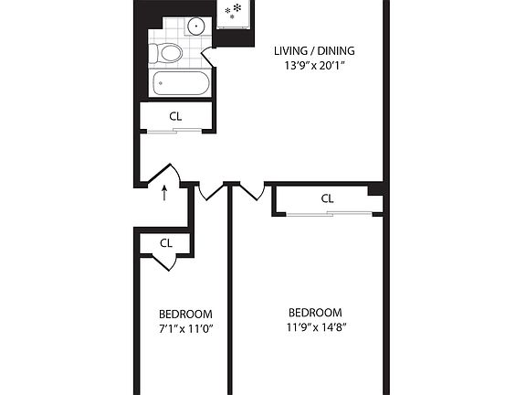 2nd image of 138 W Houston St APT 6