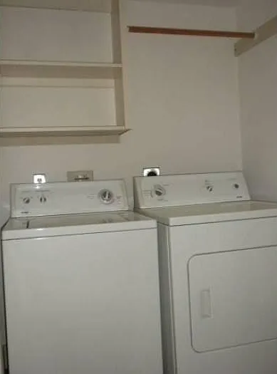 in the unit laundry
