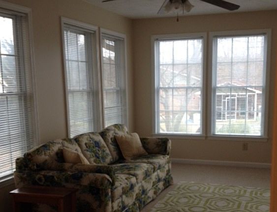 Left side of sun room