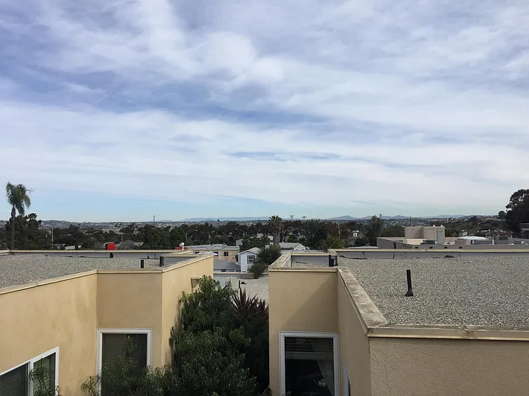 View from lower patio