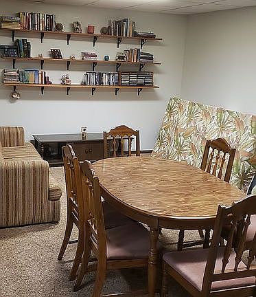 Downstairs family room