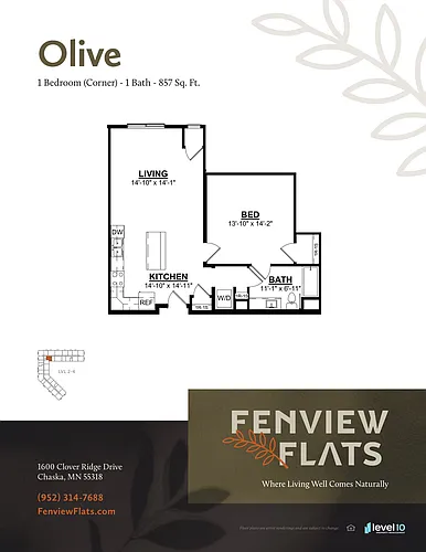 Floor plan Olive