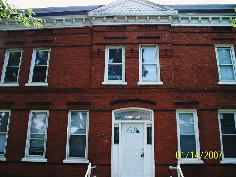 Front of building.