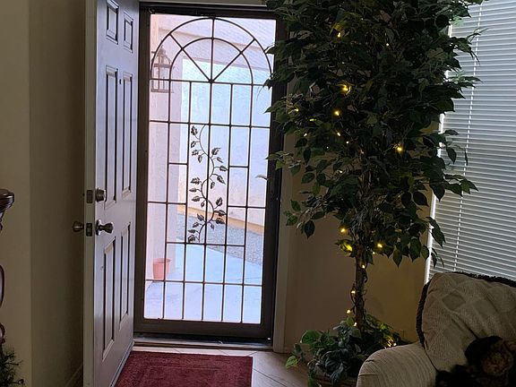 Security front screen door.