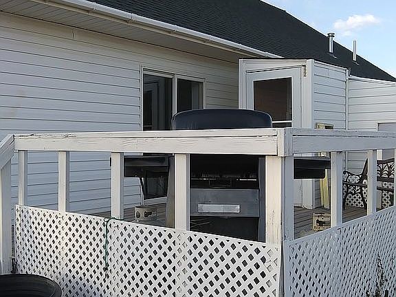 South facing deck