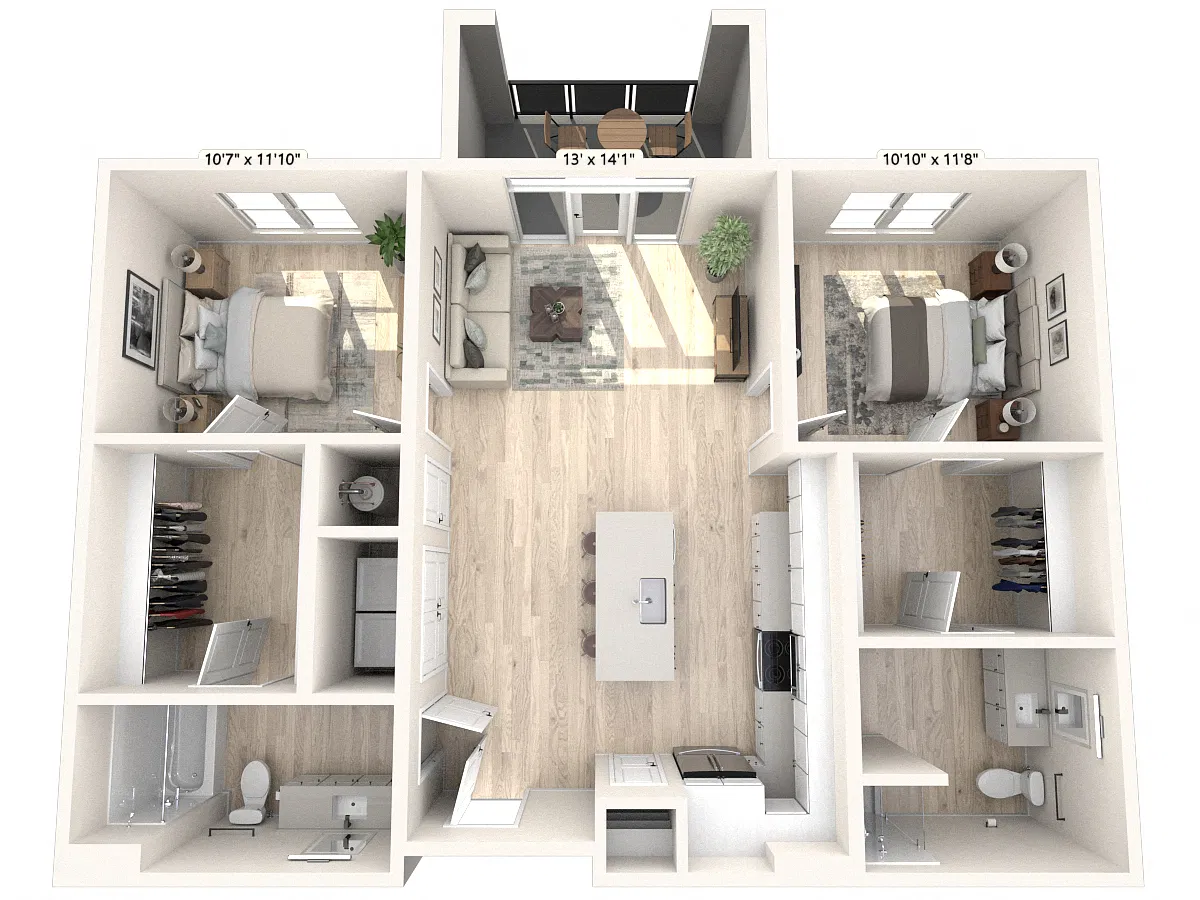 Floor plan B1a