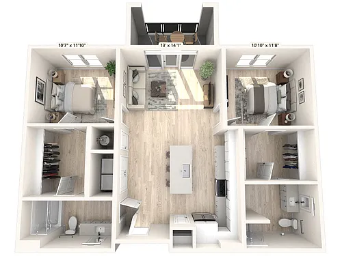 Floor plan B1a