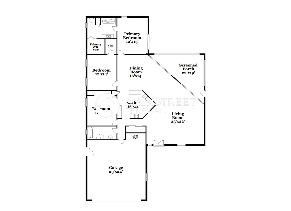 Floor Plan - 4131 Santa Barbara Blvd