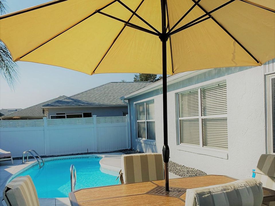 Our 3 bedroom 2 bath courtyard villa with heated pool - in the morning sun.