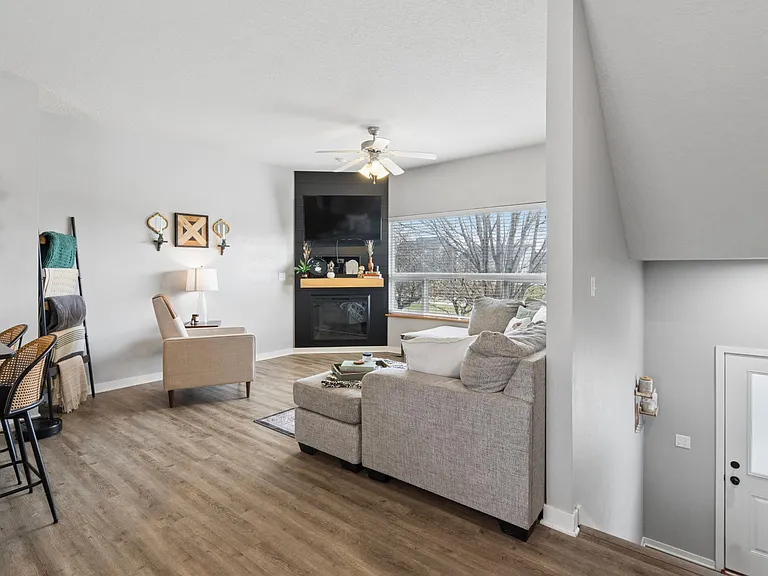 Living room and Entry way