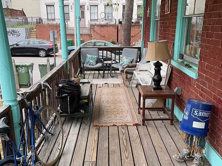 Large front porch