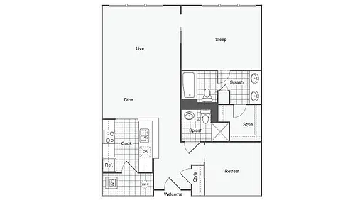 Floor plan The Carmichael I