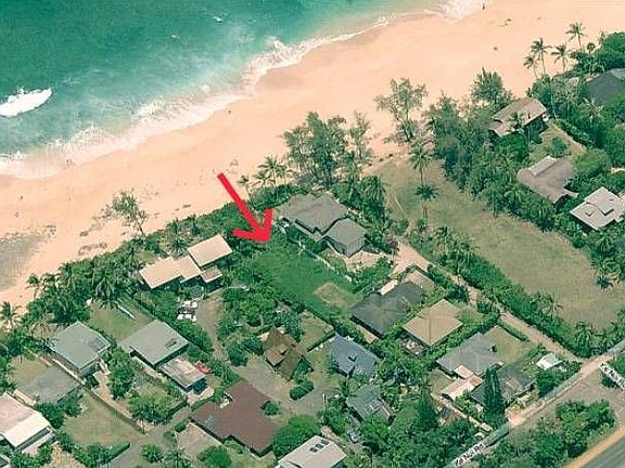 Aerial view of property