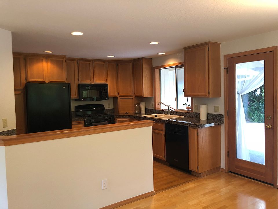 Kitchen from dining area 