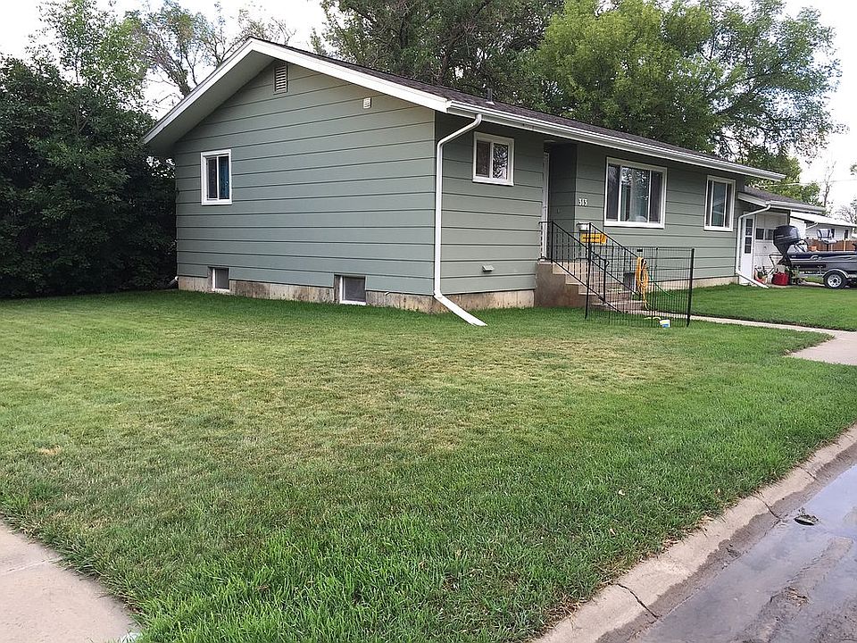 North side of house