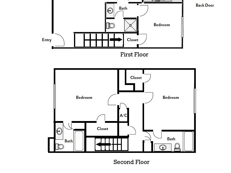Maple Floor Plans - 3 Bedrooms and 3 bathrooms
