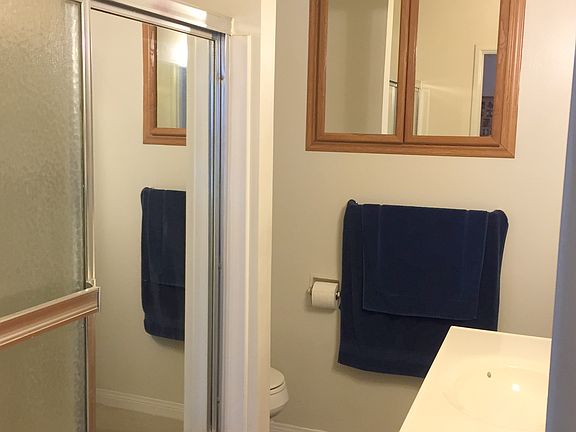 Bathroom off hallway