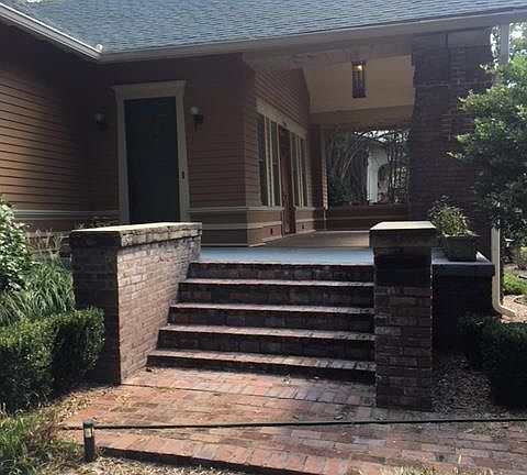 beautiful side view up stairs