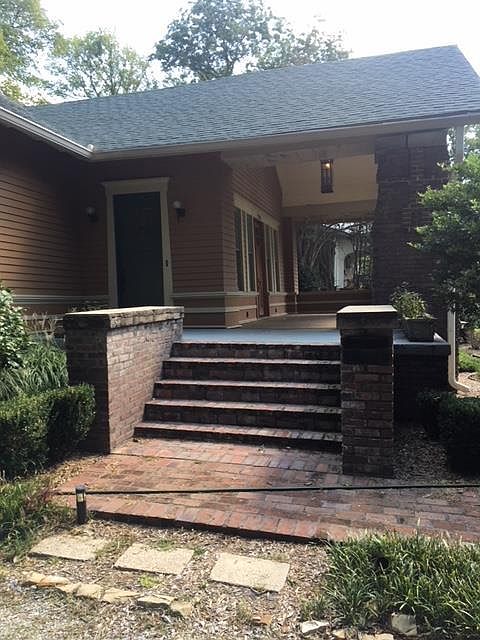 beautiful side view up stairs