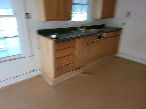 Vinyl kitchen flooring damaged