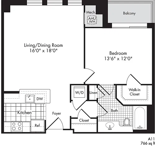 Floor plan A11