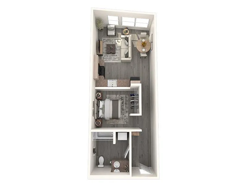 Floor plan 1X1