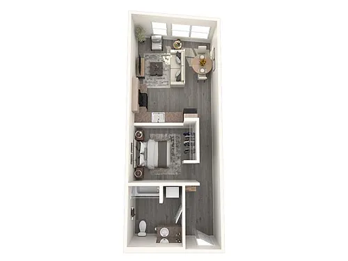 Floor plan 1X1
