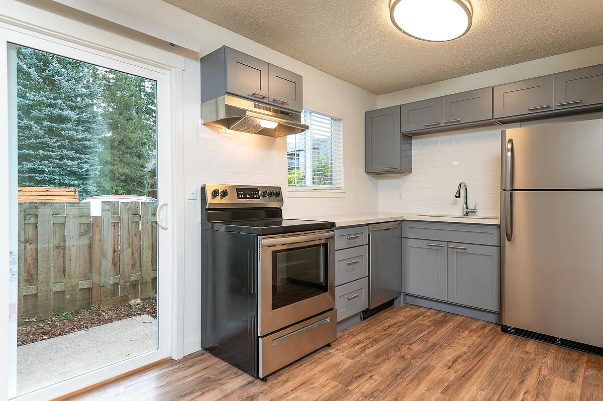 The Hideaway | Kitchen with Stainless Steel Appliances - The Hideaway