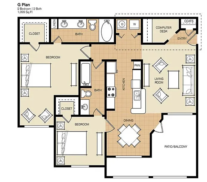 Floor plan G