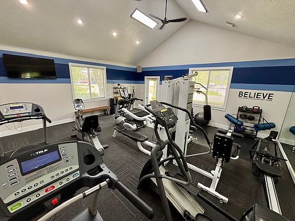 Newly remodeled 24 HR Fitness Center