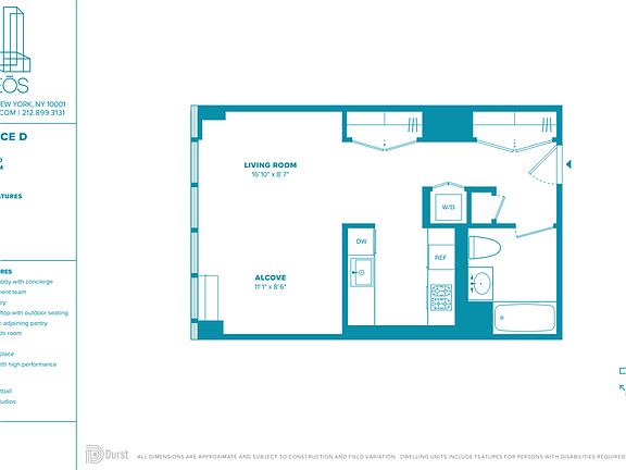 2nd image of 100 W 31st St APT 36D