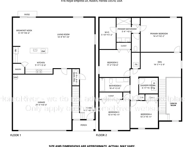 4 bed, 2.5 bath, 1914 sqft, $2,495 — Photo 3