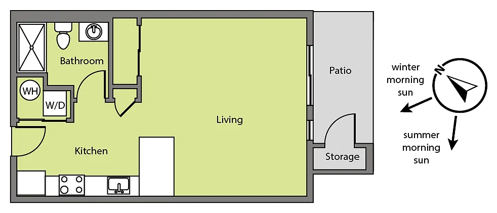 Floor plan 111 Chile Line - Ground Floor