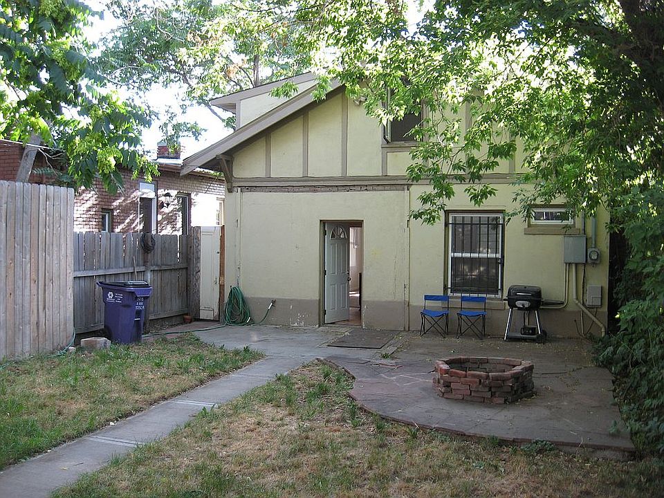 Shady private back yard