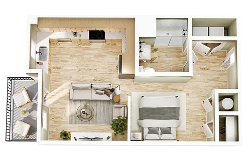 Floor plan S1B