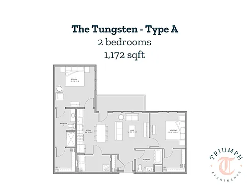 Floor plan The Tungsten Type A