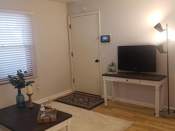 Gorgeous entry and living room area.