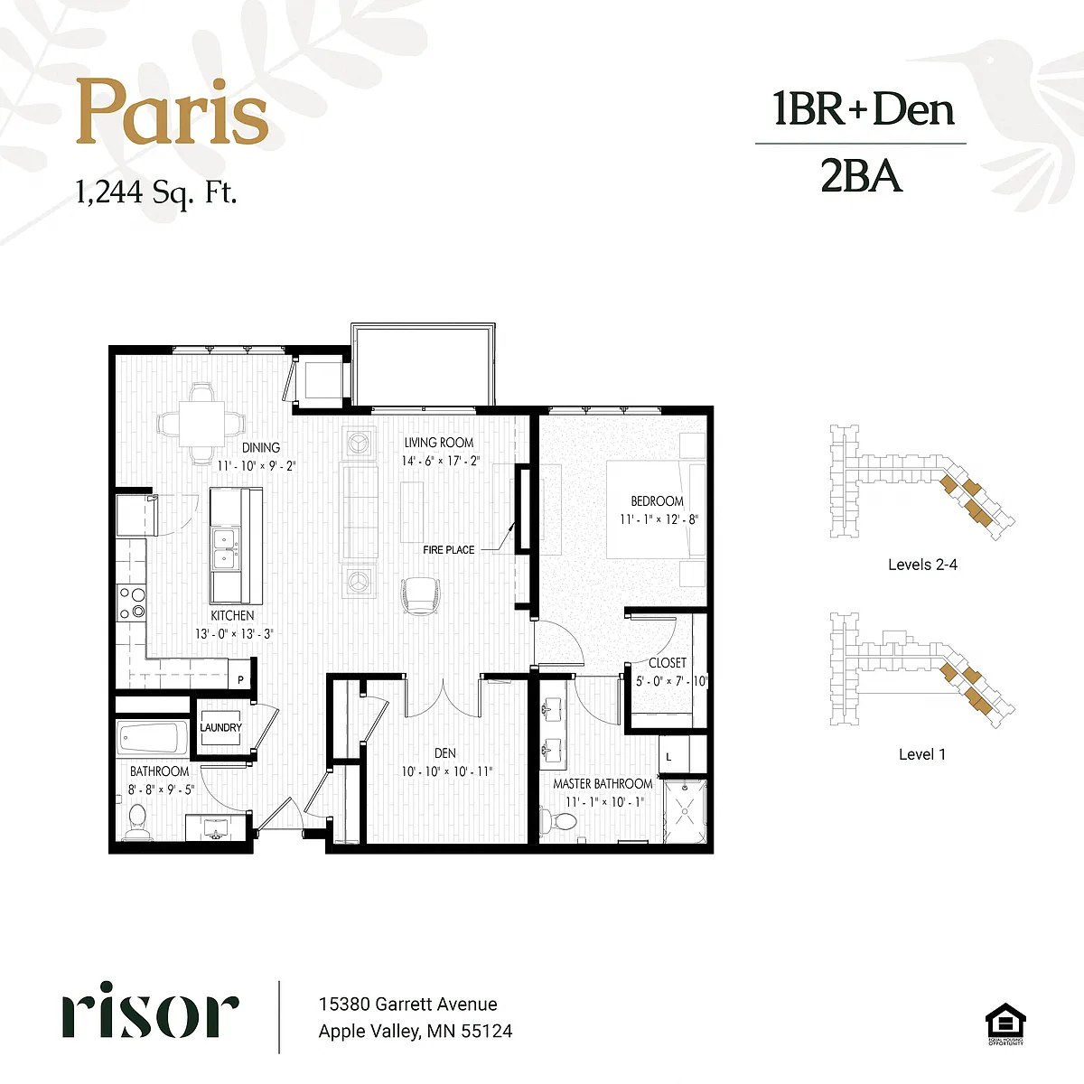 Floor plan Paris