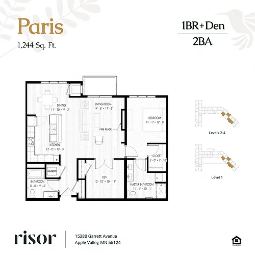 Floor plan Paris