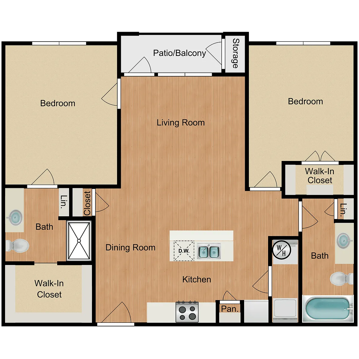 Floor plan B1